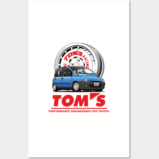 FIAT Multipla TOM'S (blue version) Posters and Art